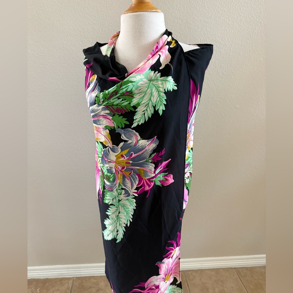 Walter Baker Swim Cover Up Grand Magnolia Maxi Skirt Paradise Sarong O/S